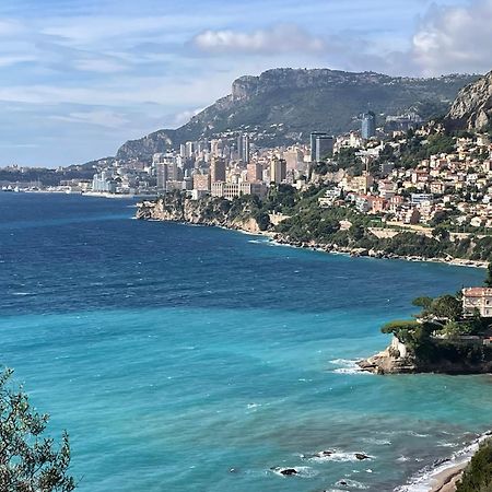 Aux Portes De Monaco Superbe T3 Vue Mer Рокбрюн-Кап-Мартин Екстериор снимка