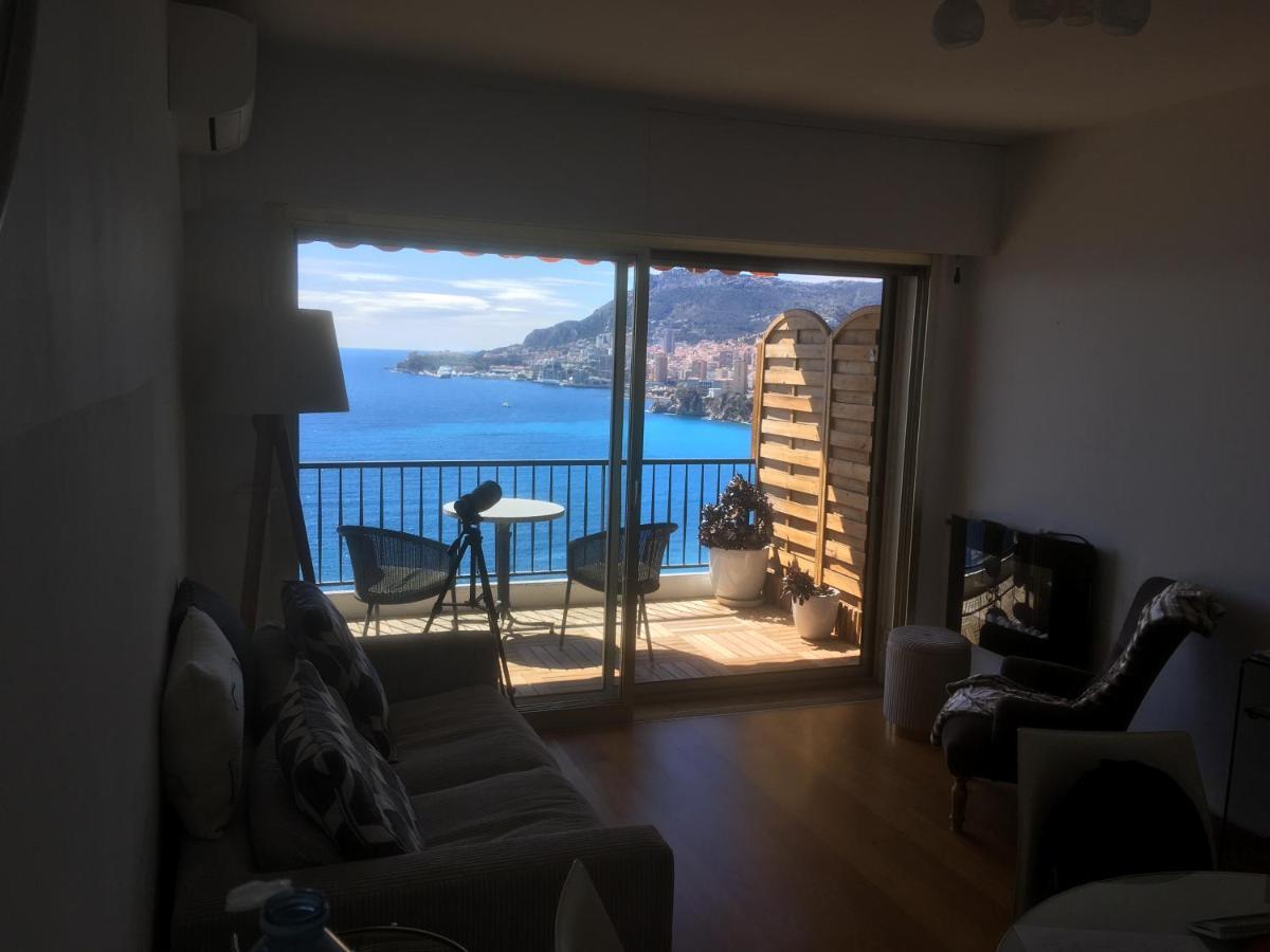 Aux Portes De Monaco Superbe T3 Vue Mer Рокбрюн-Кап-Мартин Екстериор снимка