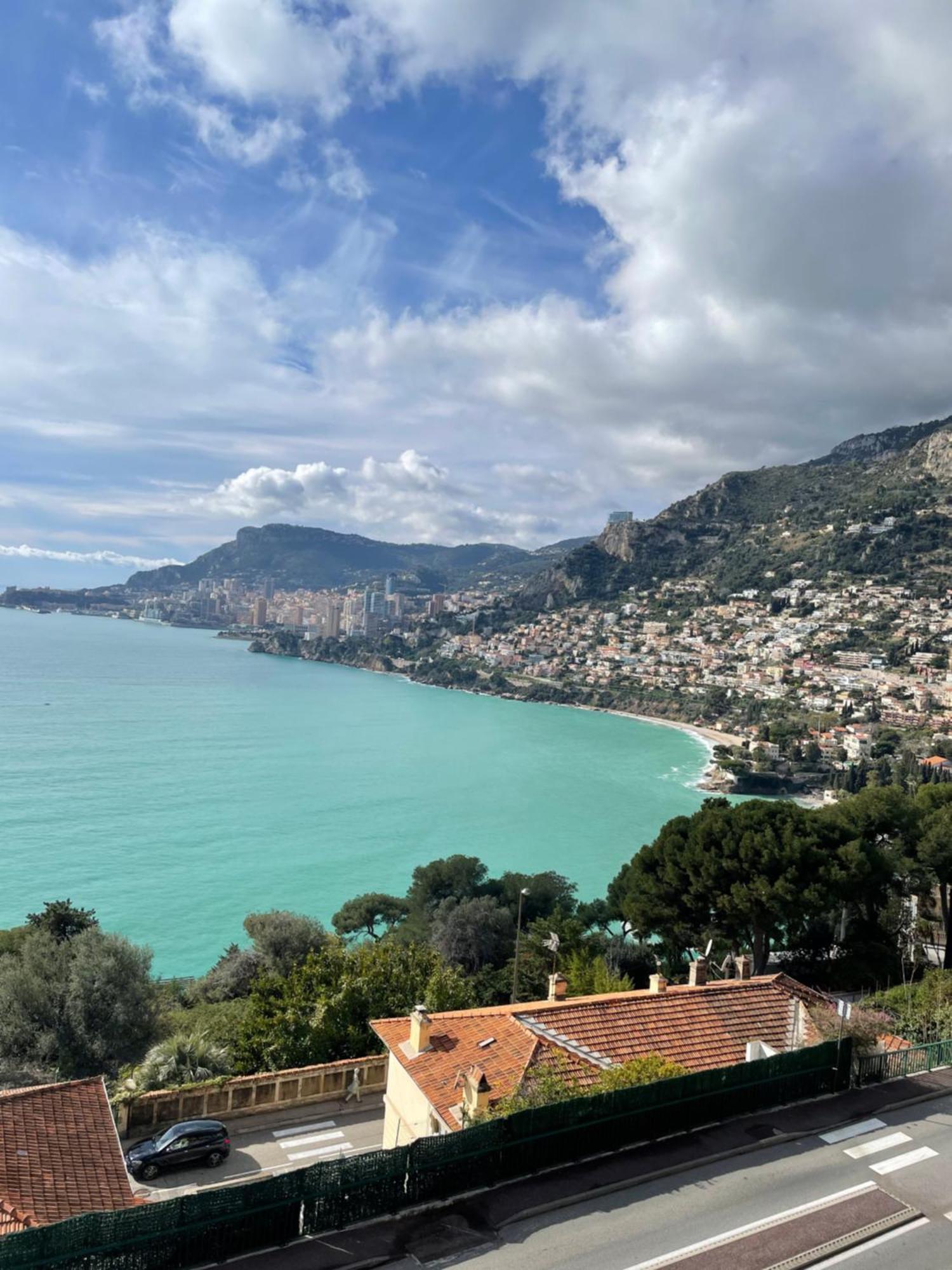 Aux Portes De Monaco Superbe T3 Vue Mer Рокбрюн-Кап-Мартин Екстериор снимка